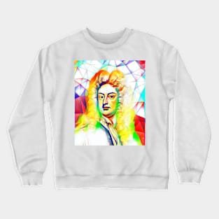 Joseph Addison Colourful Portrait | Joseph Addison Artwork 11 Crewneck Sweatshirt